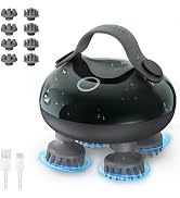 arboleaf Scalp Massager Electric, Portable Head Massager Scalp Stress Relax, Waterproof 6 in 1 Ha...