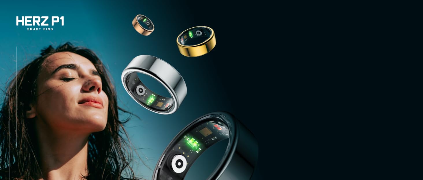 Hertz P1 smart ring for women and men