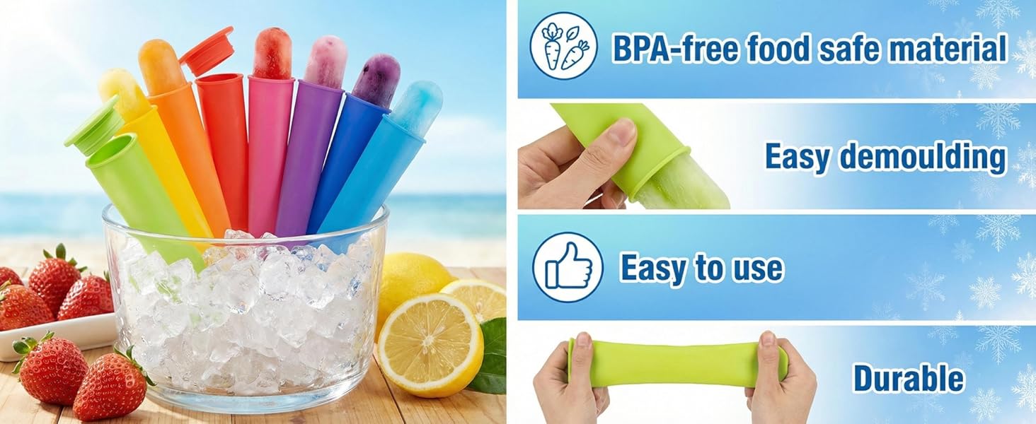 Silicone Popsicle Molds