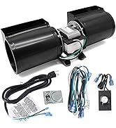 Adviace GFK-160 GFK-160A Fireplace Blower Fan Kit for Heat-N-Glo, Heat and Glow, Heat&Glo, Hearth...