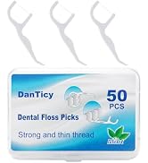Dental Floss Picks Extra Strong Professional Clean Flosser Picks | Toothpicks for Adults | Easy G...