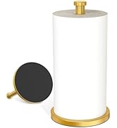 VEHHE Paper Towel Holder Countertop, Weighted Non-Slip Base, Stainless Steel Paper Towel Holder f...