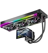 Jungle Leopard Chill ARC 360mm ARGB AIO CPU Cooler-Water Liquid Cooling System|2K Rotatable 6.67 ...