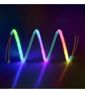 ALITOVE 12V WS2811 IC Addressable RGB COB LED Strip Lights 3.28ft Smart LED Strip Light 720LEDs 2...