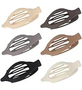 Canitor Flat Hair Clips for Women 6 Pcs Flat Claw Clips for Thin Thick Hair French Clips for Girl...