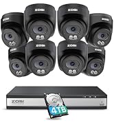 ZOSI C220 16CH 4K PoE Home Security Camera System, 16 Channel 4K 8MP NVR with 4TB HDD for 24/7 Re...