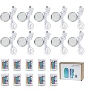 BambooSegD 10PCS Remote Control RGB LED Lamp Kit 001 for Bambu Lab H2D/X1/P1P/A1 Multicolor Inclu...