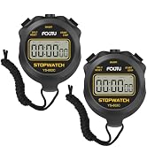 FCXJTU 2Pack Simple Basic Stopwatch Timer, Only Stopwatch Mode No Bells, No Clock, No Alarm, Pure...