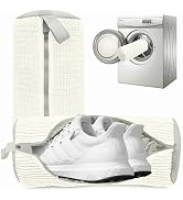 2PCS Shoes Washing Machine Bags, Laundry Shoe Bag for Washer and Dryer, Reusable and Durable Zipp...
