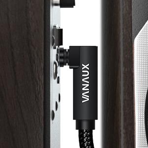 90 degree optical audio cable