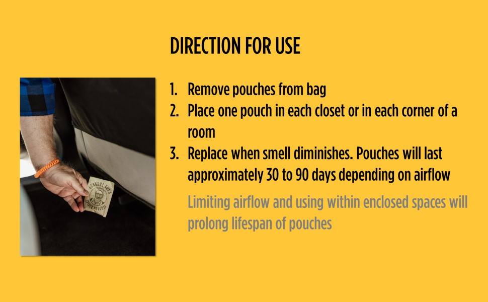 GG Spider Repellent Pouches