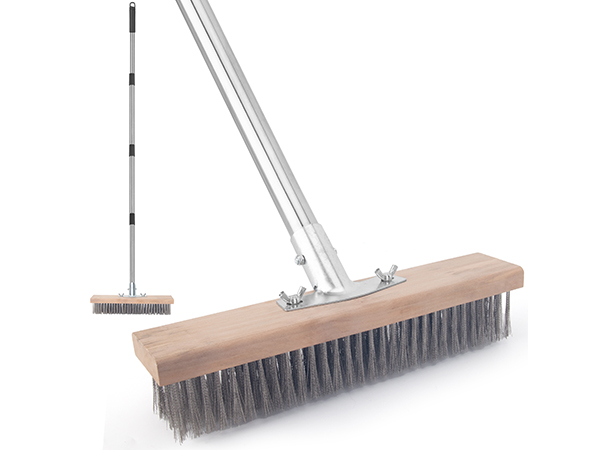 stainless steel scrub brush