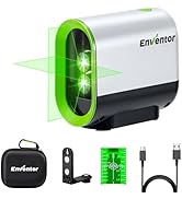 Enventor Green Laser Level, Self Leveling Laser Level for Picture Hanging and Home DIY, Horizonta...