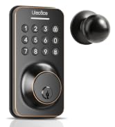 Ulecoce Keyless Entry Keypad Deadbolt with Handle Set, Auto-Lock + One-Touch Lock, 100 Codes + Ea...