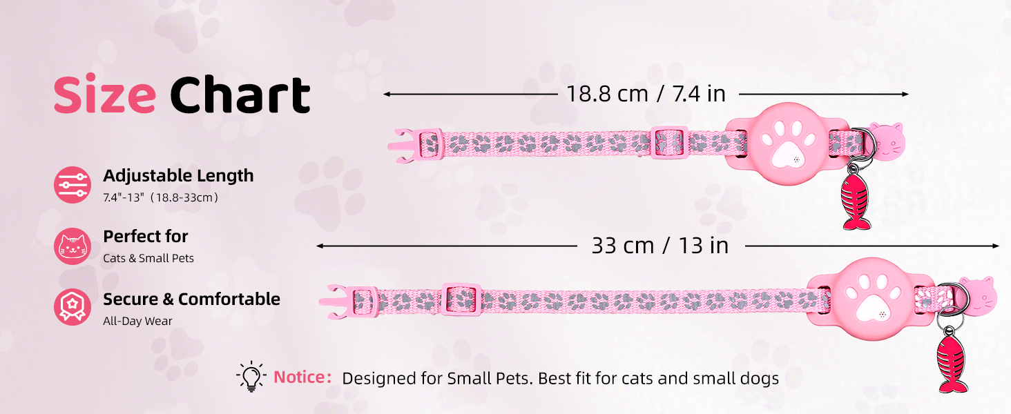 GPS Pet Tracker Collar, Mini Smart Real Time Tracking Tag for Cats Dogs, No Monthly Fee