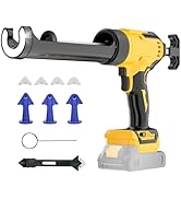 Cordless Caulking Gun Compatible With DeWalt 20V Max Battery(NO Battery)10 Oz Electric Caulking G...