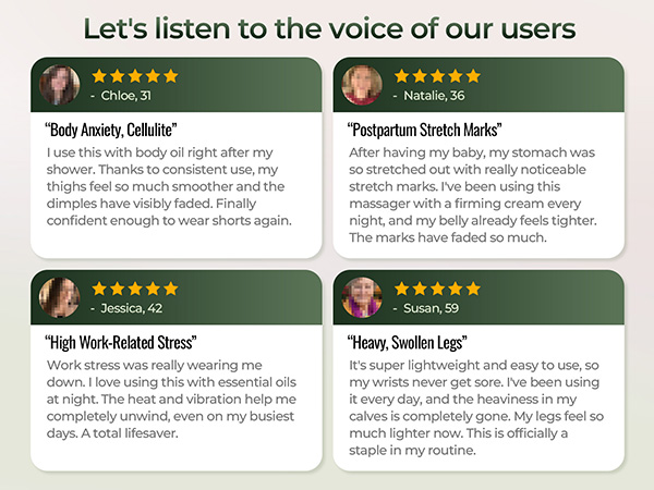 Let's listen to the voice of our users