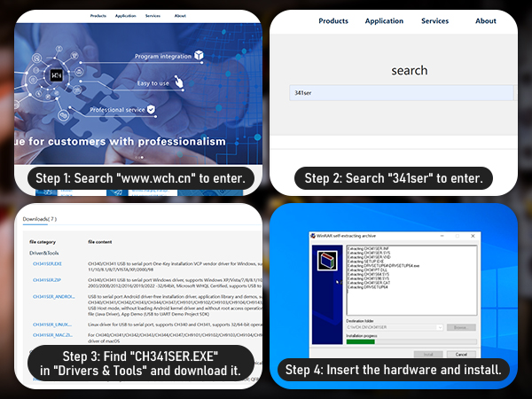 Serial port installation tutorial