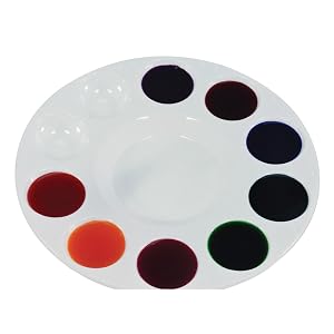 Watercolor paint pallate
