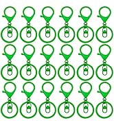 30Pcs Lobster Claw Clasps Keychain for Jewelry Making,Metal Lobster Clasp Swivel Trigger Clips wi...