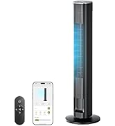 MORENTO Tower Fan for Bedroom, 2026 Upgraded 90° Oscillating 43" Standing Fan with 4 Speeds, 4 Mo...