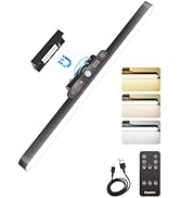 5W Rechargeable Motion Sensor Light Bar, 2000mAh Dimmable Under Cabinet Lighting Wireless with Di...