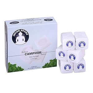 Indian aroma camphor blocks tablets 454g refined pure