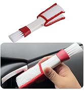 Smeyta Double Head Brush for Car Clean 1Pack,Car Brushes for Detailing Interior,Air Conditioning ...