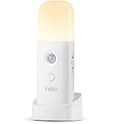YELKO Motion Sensor Night Lights Rechargeable