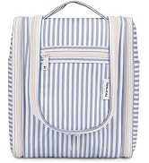 Narwey Small Striped Hanging Travel Toiletry Bag for Women, Travel Bag for Toiletries, Makeup Bag...