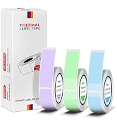 ORGBRO X1 Label Maker Tape, Genuine Thermal Label Print Paper 0.47"×1.57"(12×40mm), Standard Lami...