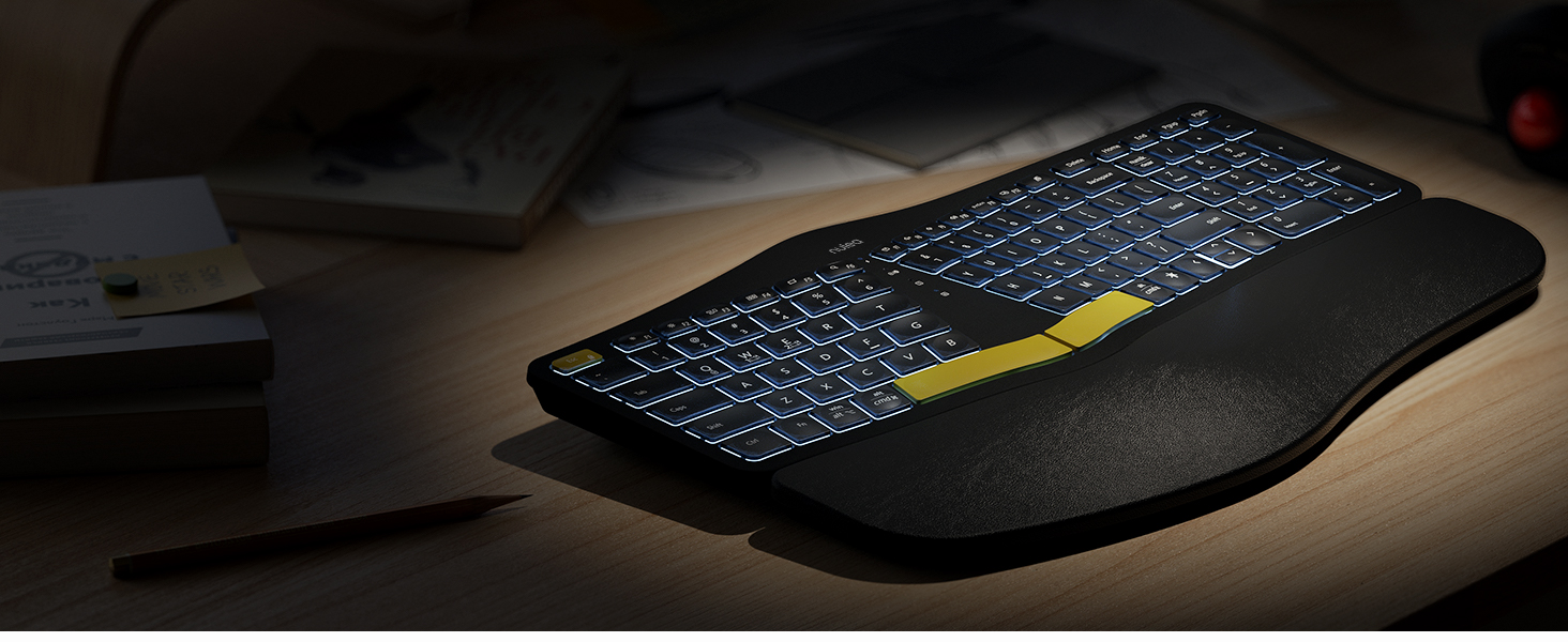 ergonomic split keyboard wireless bluetooth keyboard ergonomic ergo wireless keyboard curved keyboar