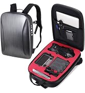 PONYRC Mavic 4 Pro Case Backpack, Waterproof Travel Case Hard Shell Shoulder Bag for DJI Mavic 4 ...