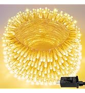 Extra-Long 66FT String Lights Outdoor/Indoor, 200 LED Super Bright Christmas Lights for Bedroom, ...