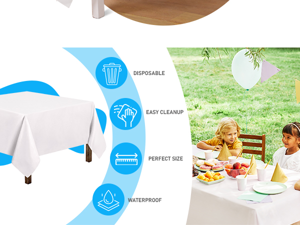 table cover, plastic table cloth disposable, tablecloths, tablecloths rectangular
