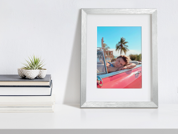 silver frame 8.5 x 11