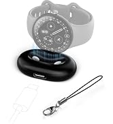 KAKAPOZO Portable Charging Dock for Google Pixel Watch 4 Charger - Black | Magnetic Charging Base...