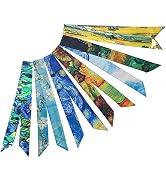 AUHOKY 6Pcs Bag Handbag Handle Ribbon Scarf Neckerchief Hair Band Bracelet(6 Styles)
