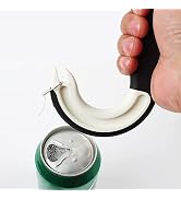 Small Hands, Seniors Easy to open Ergonomic Can Ring-Pull Helper J Shape Ring Pull Can Opener Rin...
