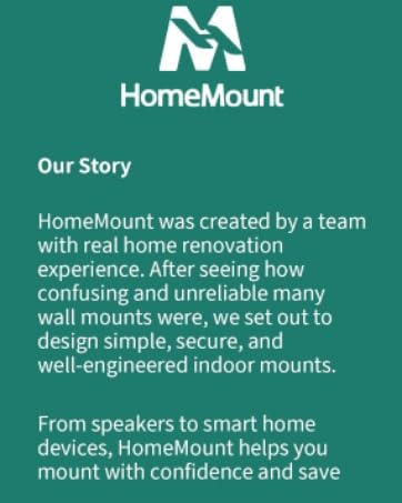 HomeMount Story