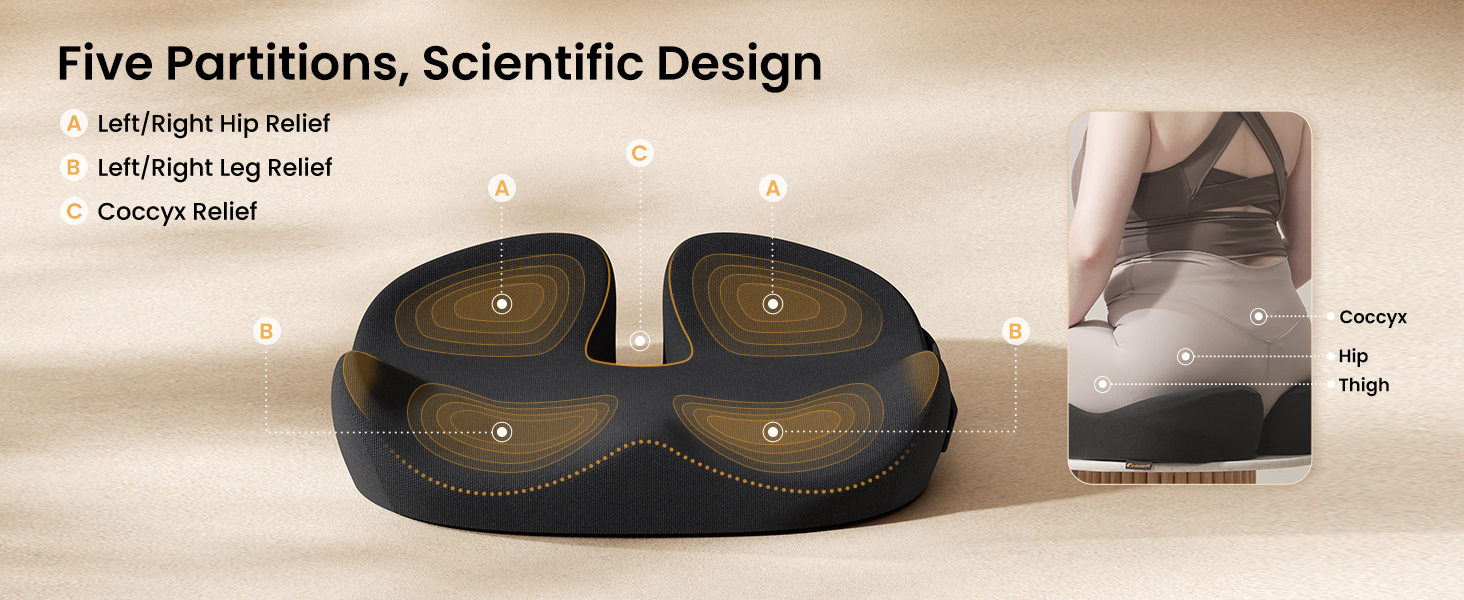 tailbone pain relief cushion