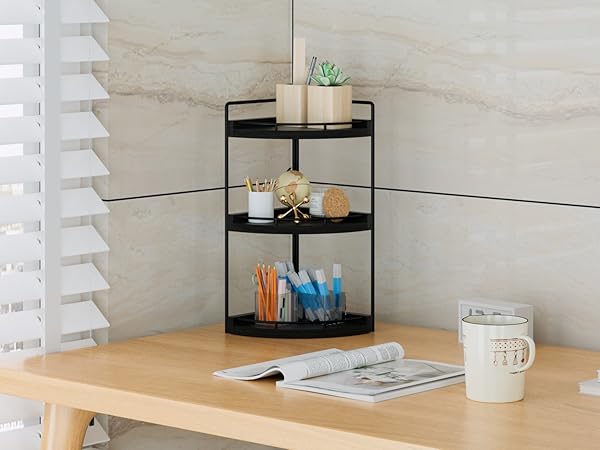 corner bathroom counter organizer