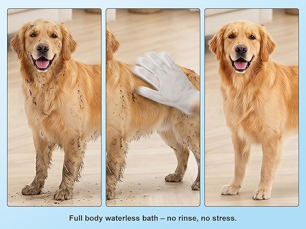 pet massage glove cleaner