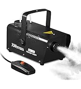 XWSTGEQ Fog Machine Smoke Machine for Halloween Parties Wedding Photography,500 Watt Portable Saf...