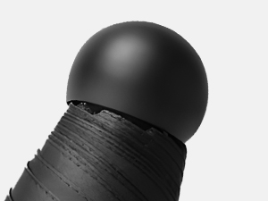 Round and comfortable handle