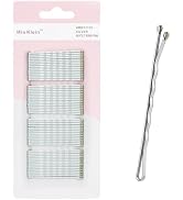Mia Klein Bobby Pins 2 Inch 60PCS Crimped Hair Pins for Kids, Girls, and Women, Secure and Easy f...