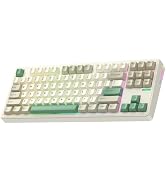 ELECFOX Linky 87 Wireless Mechanical Keyboard,Tri-Mode BT5.0/2.4GHz/USB-C Hot Swappable Custom Ke...
