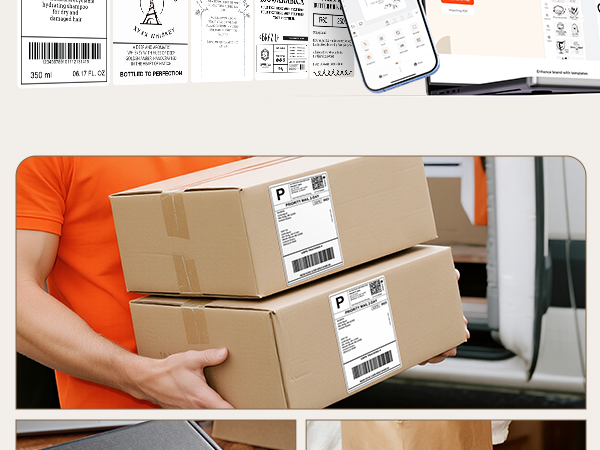 shipping label