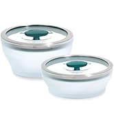 Anyday Microwave Cookware | 4 Piece Medium Starter Set | Microwave Cooker | Microwave Steamer for...