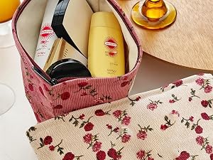 red rose pouch
